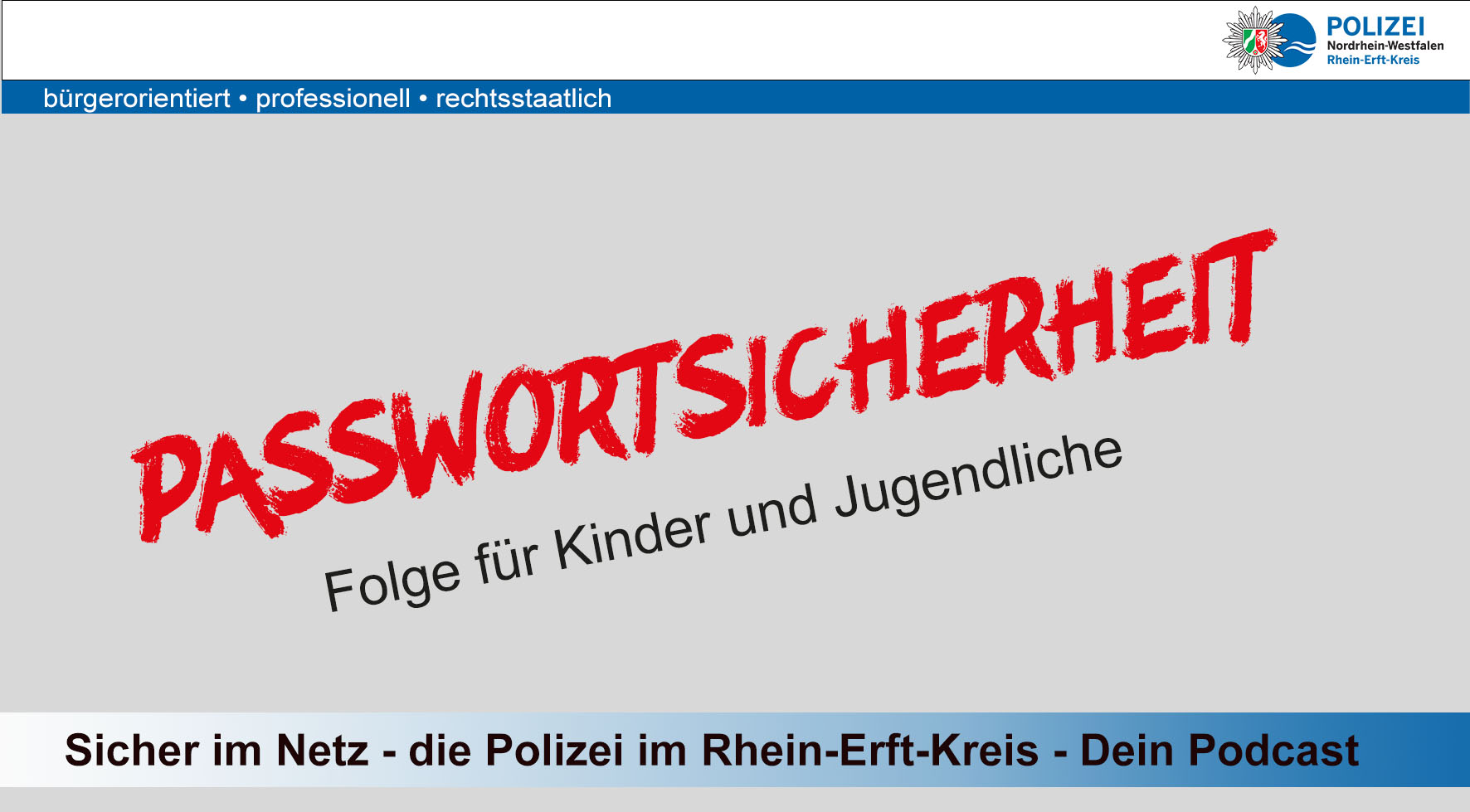 Passwortsicherheit Podcast-Episode Kinder und Jugendliche