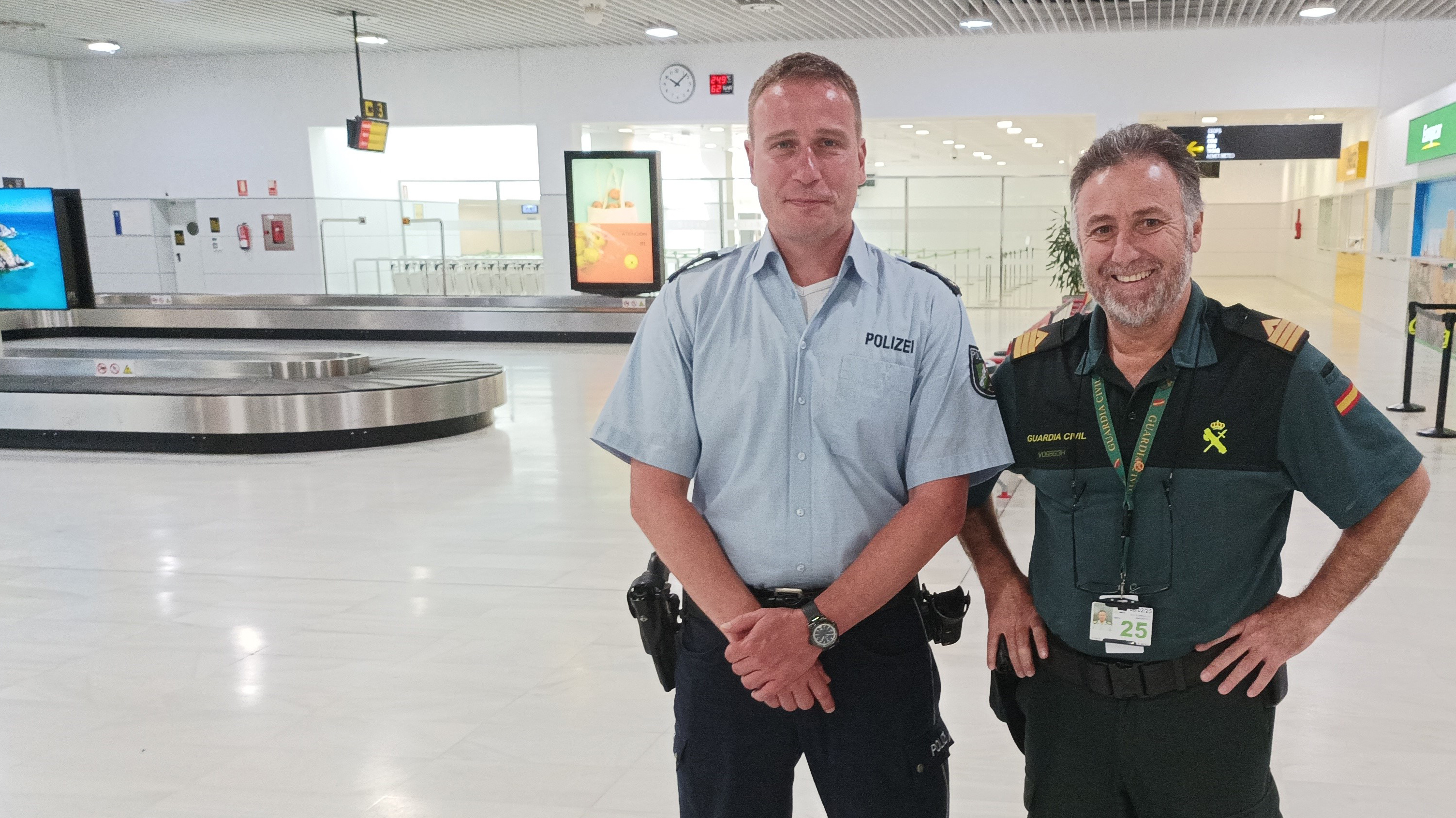 Patrol at the airport