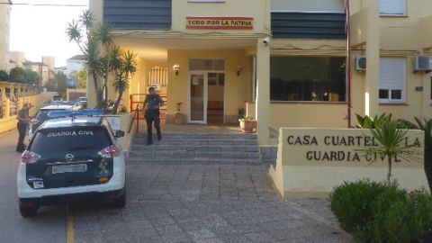 Main entrance of the Cuartel