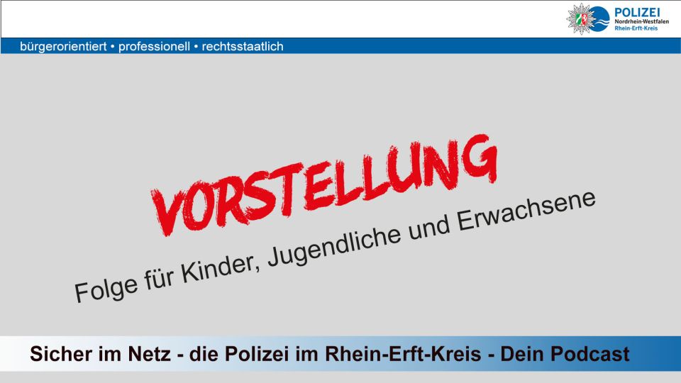 Podcast-Vorstellung Folge für Kinder, Jugendliche und Erwachsene