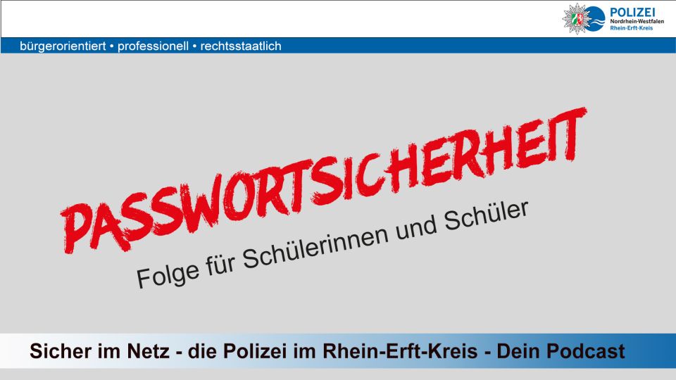 REK Bild Passwortsicherheit Folge für Schülerinnen und Schüler