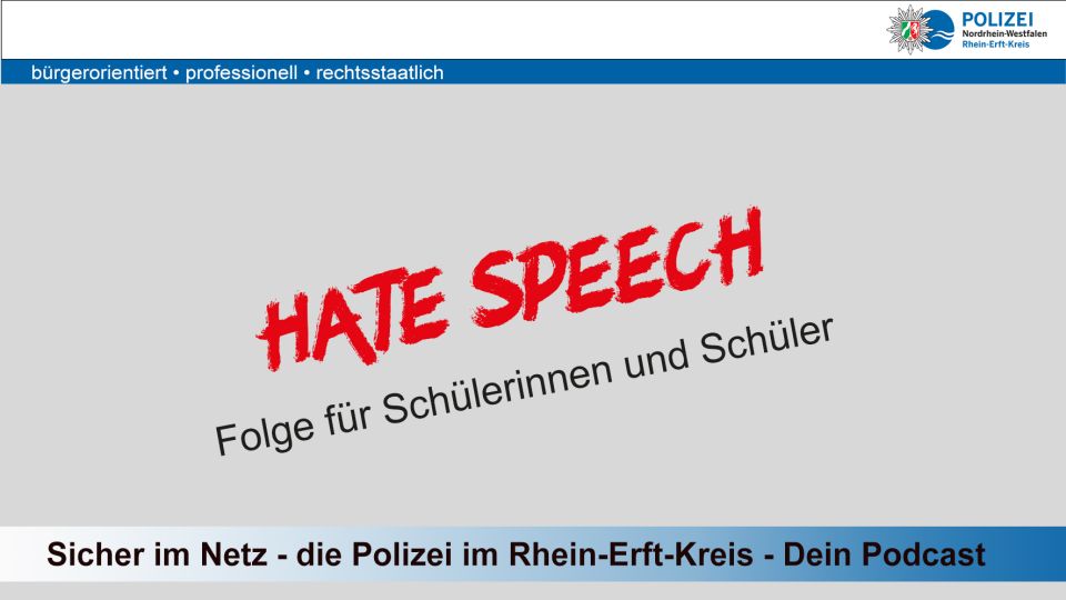 Bild Hate Speech Folge Schülerinnen und Schüler