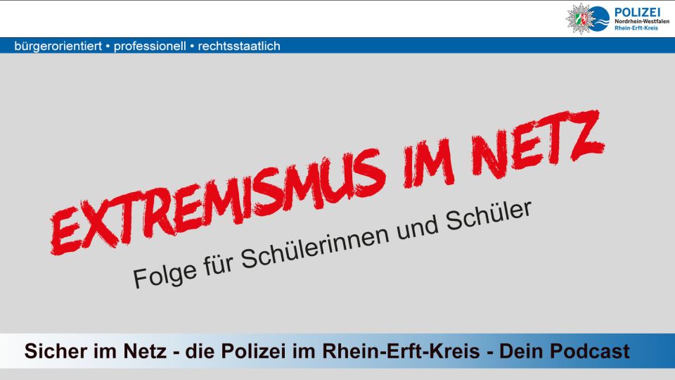 Podcastfolge Extremismus im Netz Schülerinnen und Schüler