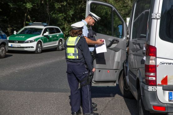 Großkontrolle Sonder- und Schwerlastverkehr Frechen