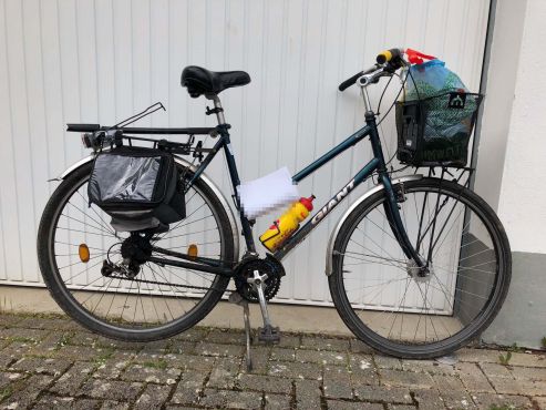 Fahrrad des unbekannten Radfahrers