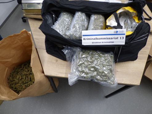 Aufgefundene Betäubungsmittel