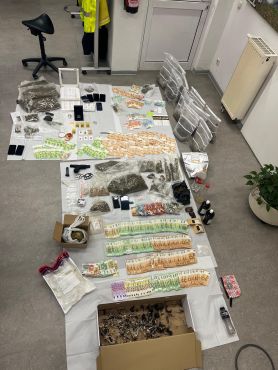 Drogenfund der Polizei Köln